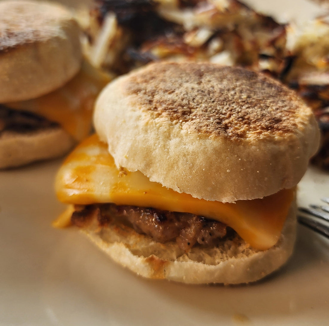 Sourdough English Muffin Breakfast Sandwiches