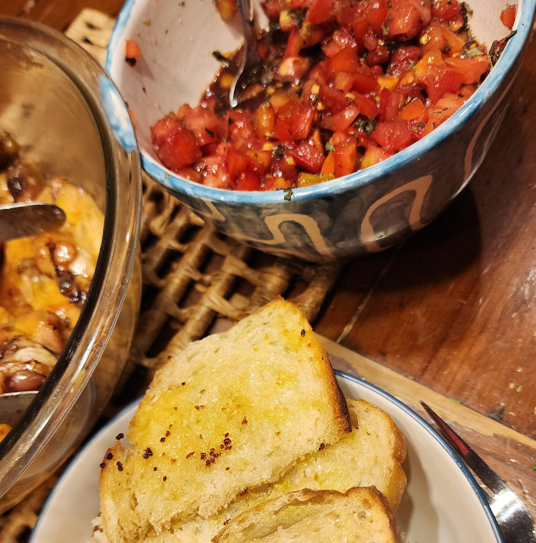 Garden Tomato Bruschetta on Toasted Sourdough
