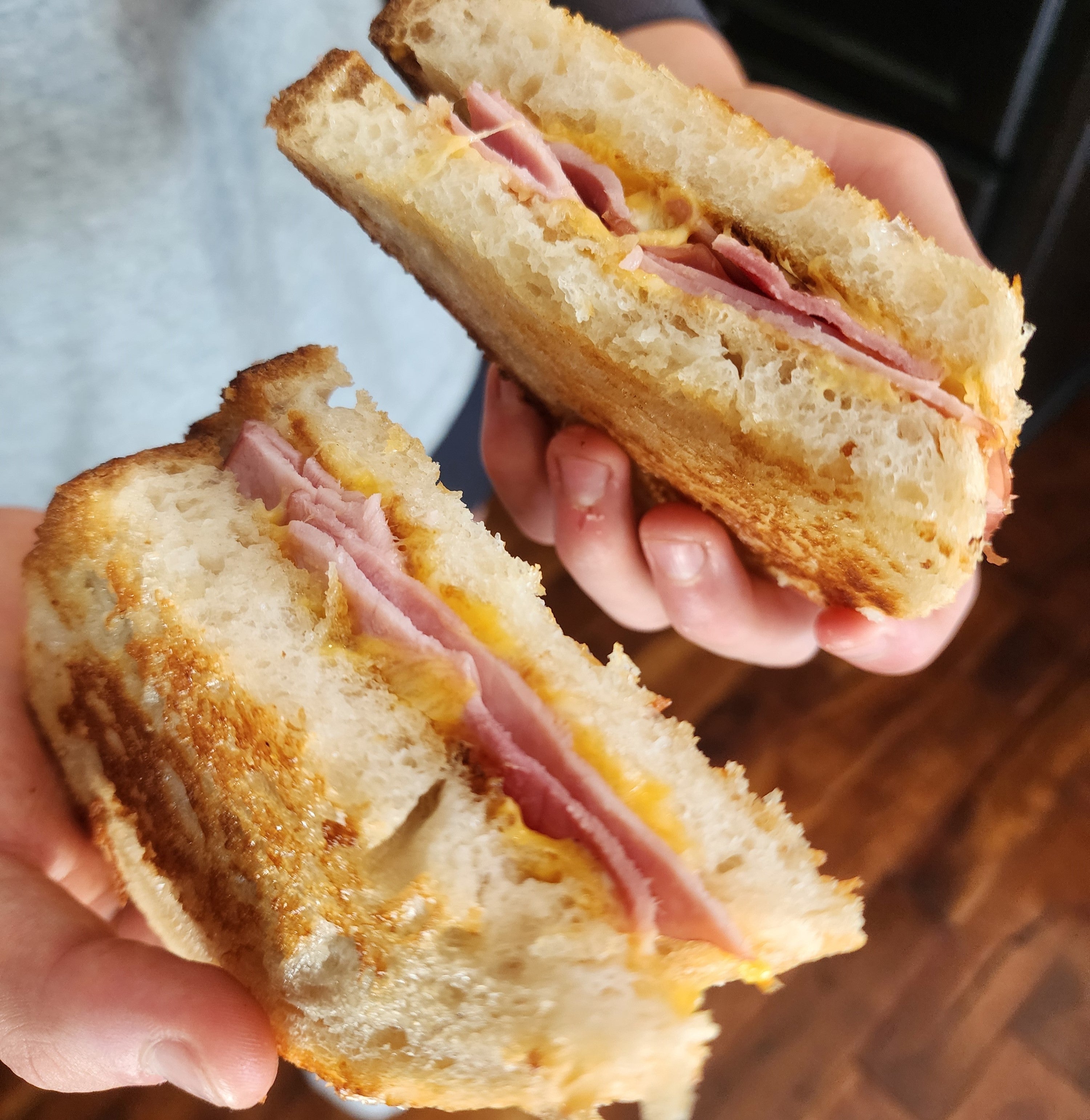 Sourdough Grilled Cheese - With a Little Kick
