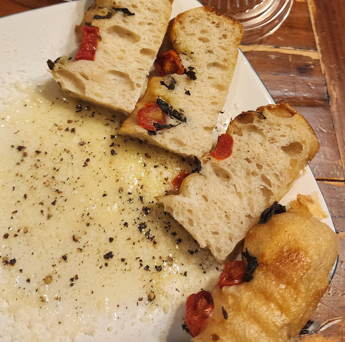 Sourdough Dipping Bread or Focaccia