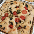 Tomato Basil Sourdough Focaccia