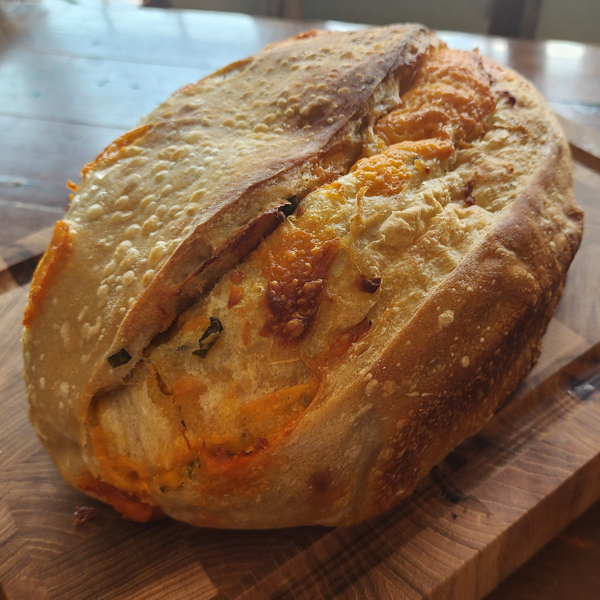 Jalapeño Cheddar Sourdough Bread