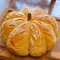 Pumpkin Shaped Sourdough Loaf