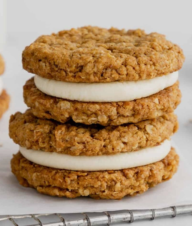 Sourdough Oatmeal Cream Pie Cookies - 2pk