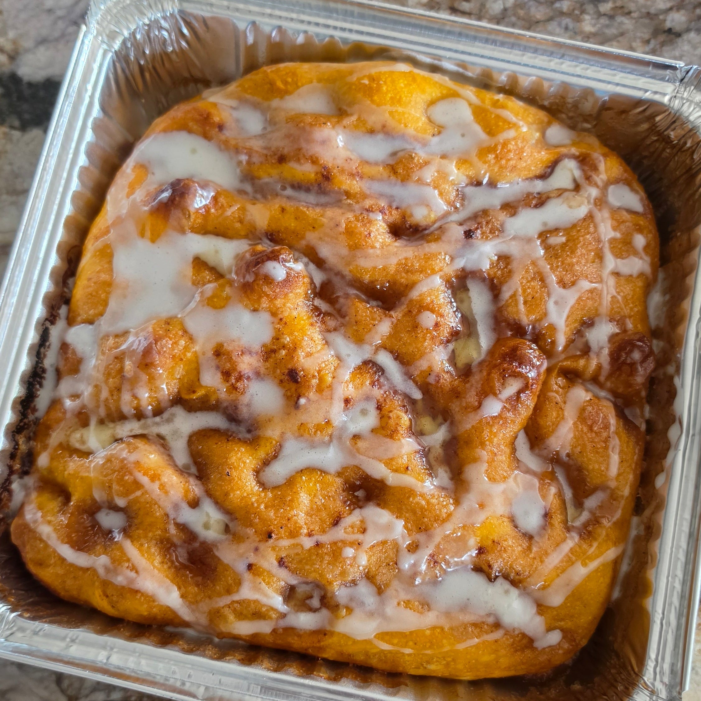 Pumpkin Cinnamon Roll Sourdough Focaccia